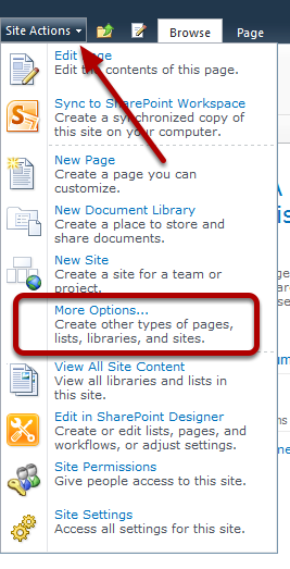 SharePoint 2010 Create The Custom List