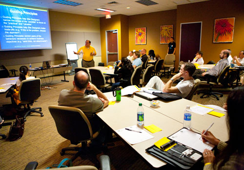 SharePoint Master Miguel Wood of Statera presenting at Interface Technical Training