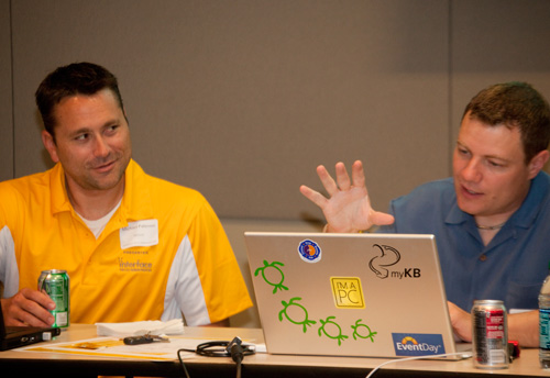 Microsft MVPs Michael Palermo and Scott Cate presenting at Tech Immersion 2011