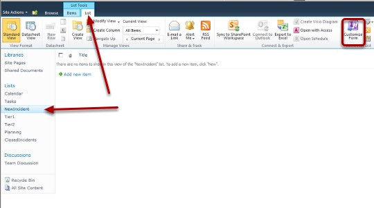 Info Path 2010 to customize the new item form Info Path 2010 to customize the new item form