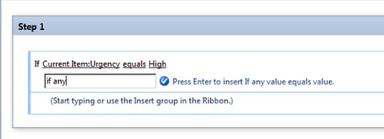 Add a condition to check if Impact equals high Add a condition to check if Impact equals high