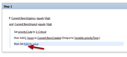 Set value if incidentDueDate to variable priorityTime Set value if incidentDueDate to variable priorityTime