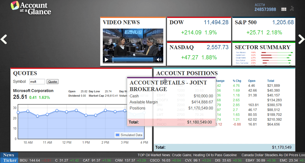 003-The-Account-at-a-Glance-application-screen