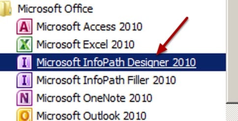Info Path 2010 Designer