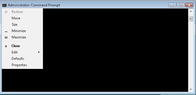 Windows command prompt copy paste edit