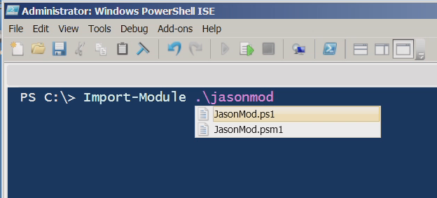 PowerShell import module