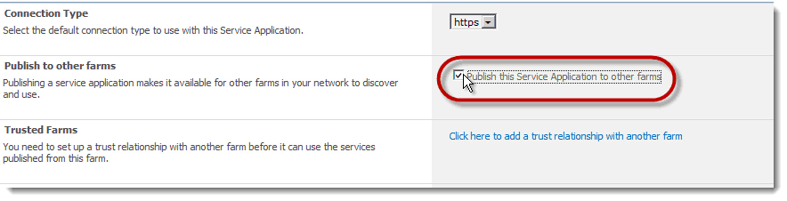 publish farm enterprise Metadata Service Application How to set up a Content Type Hub in SharePoint 2010