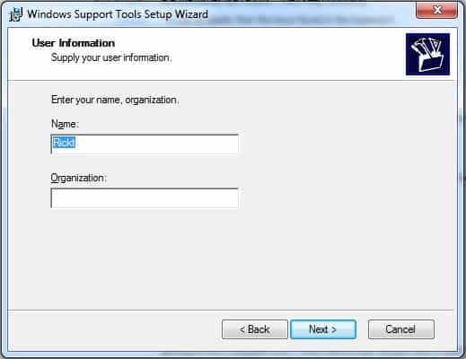 Windows Support Tools Setup Wizard Replication Monitor (Replmon)