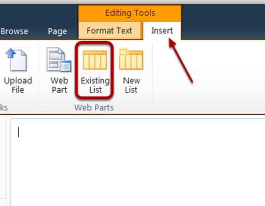 Insert First Web Part SharePoint 2010 