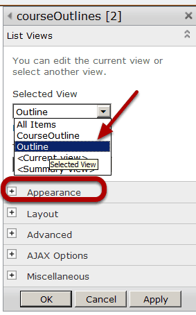 Select View SharePoint Designer 2010