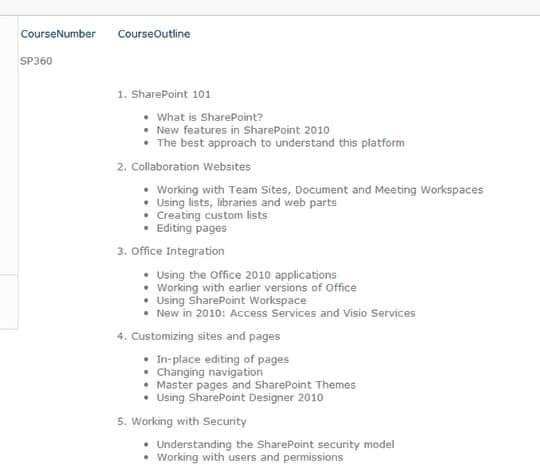 Verify View SharePoint 2010