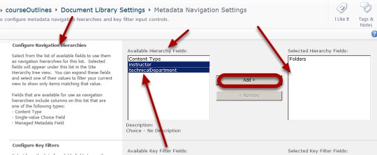 Configure Navigation Heiarchies in SharePoint 2010