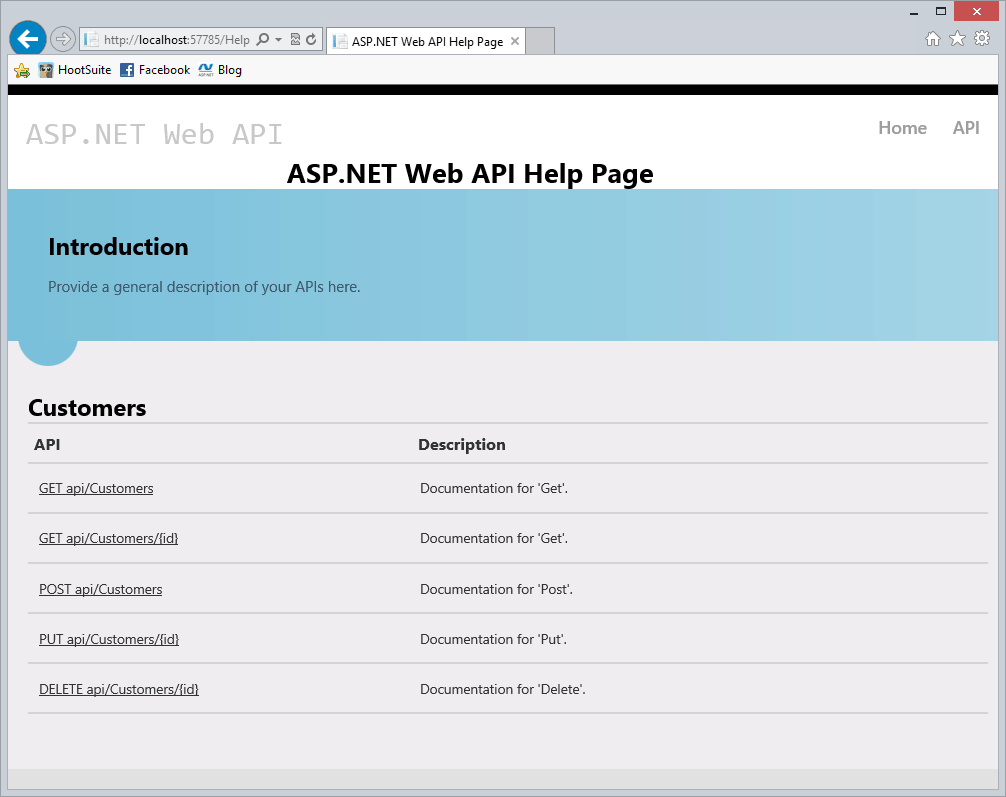 Web API Functionality - How to add Help Pages to ASP.NET Web API Services by Dan Wahlin