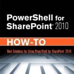 book PowerShell for SharePoint 2010