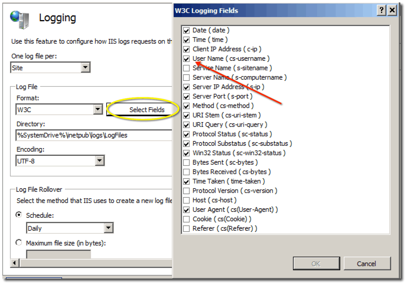 How To Change The Iis Log Contents With Powershell Interface Technical Training