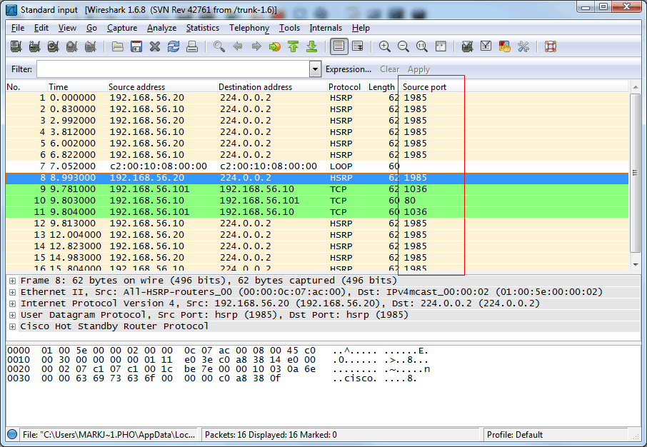 using wireshark to monitor home network