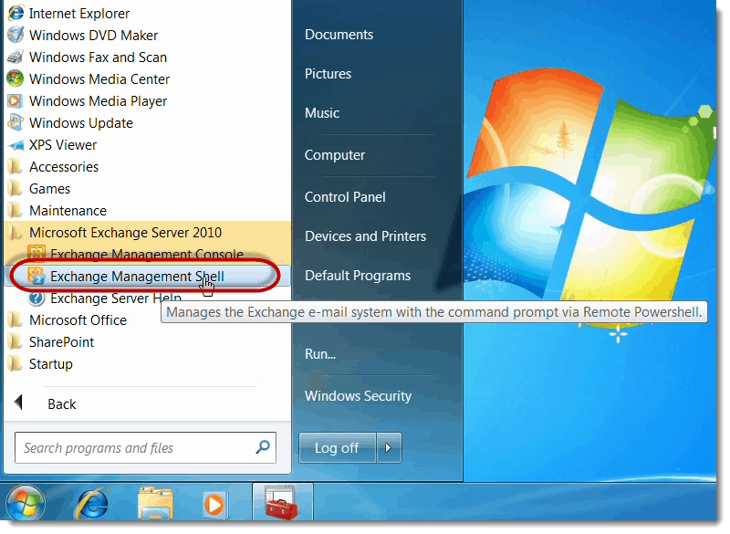 exchange management shell mail enabled security group