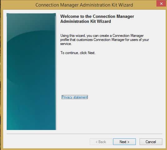 004 CMAK taskbar overview