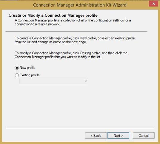 006 CMAK taskbar overview
