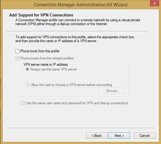 009 CMAK taskbar overview