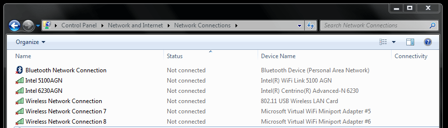 intel r wifi link 5100 agn settings