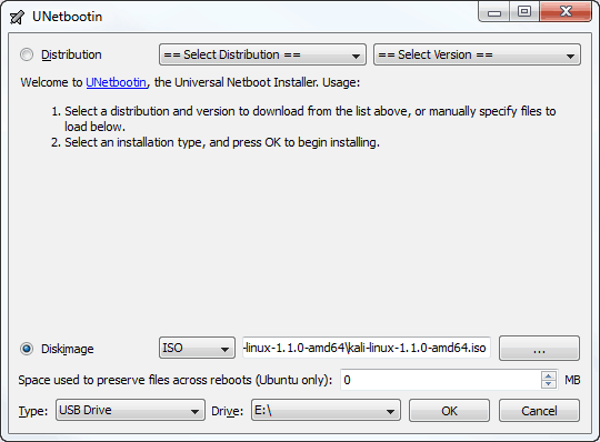 kali linux unetbootin kali linux unetbootin