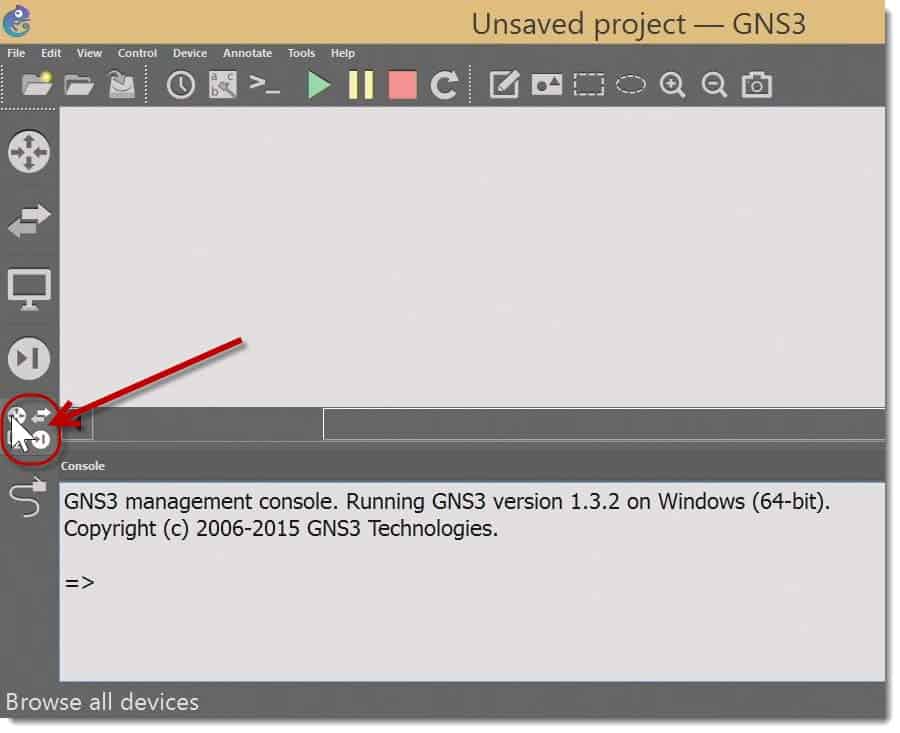 All Features in Oracle Virtual Box GNS3