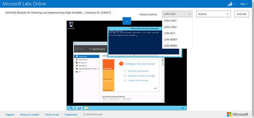 Live hands-on labs
