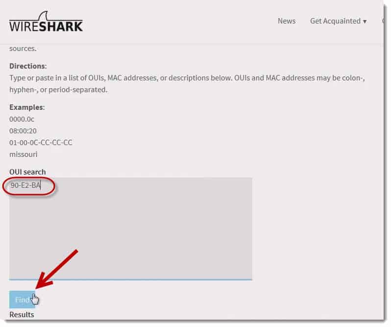 MAC Address Lookup Tool [IEEE OUI/Vendor Code]