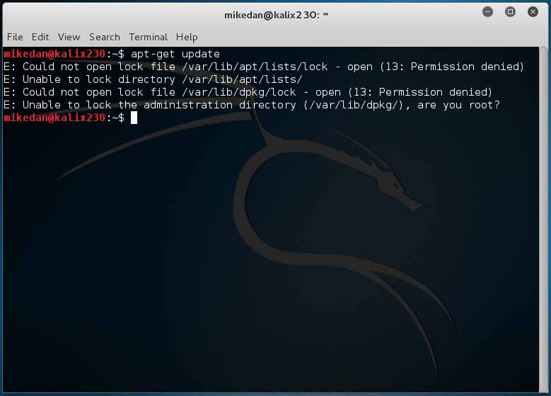 Performing Root Tasks as a Non-Root User in Kali Linux