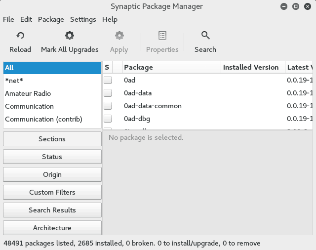 Synaptic-Package-Manager-in-Kali-Linux | milon's blog