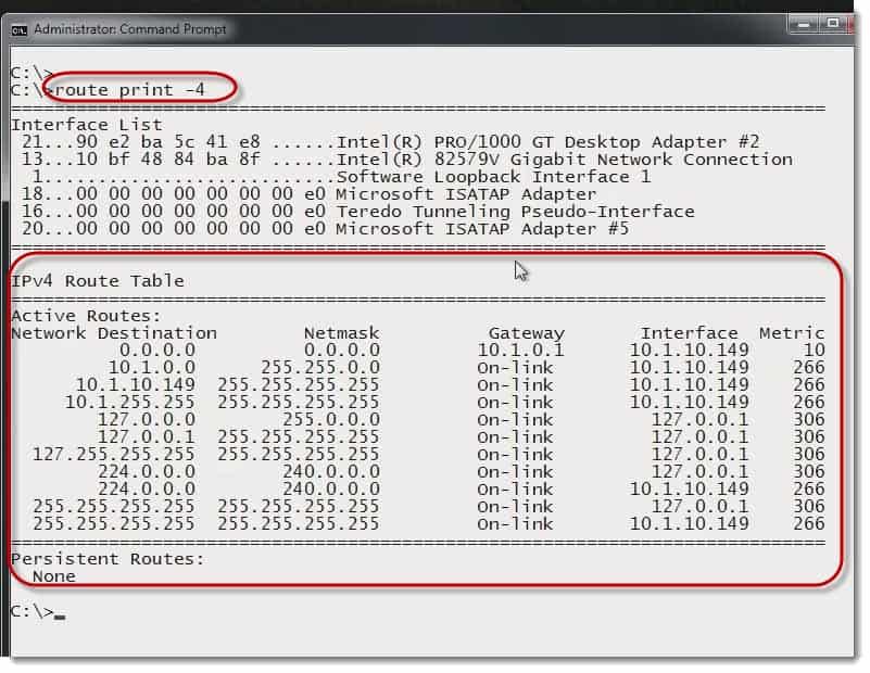 How to Change Routing Tables with a Command Prompt ... wireless network configuration diagram 