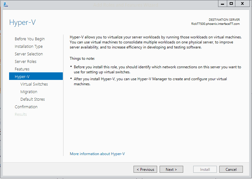 014-cum se instalează hyper-V-rol-in-Windows-server