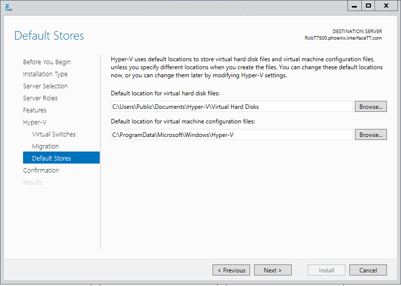 017- installieren der Hyper-V-Rolle in Windows Server