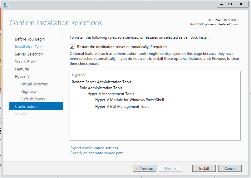 019-cum se instalează hyper-V-rol-in-Windows-server