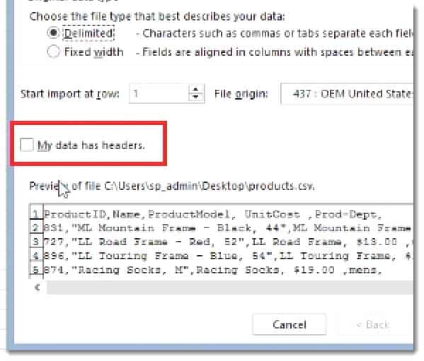 009-how-to-import-a-csv-text-file-into-sharepoint-2013-preparing-the-excel-file