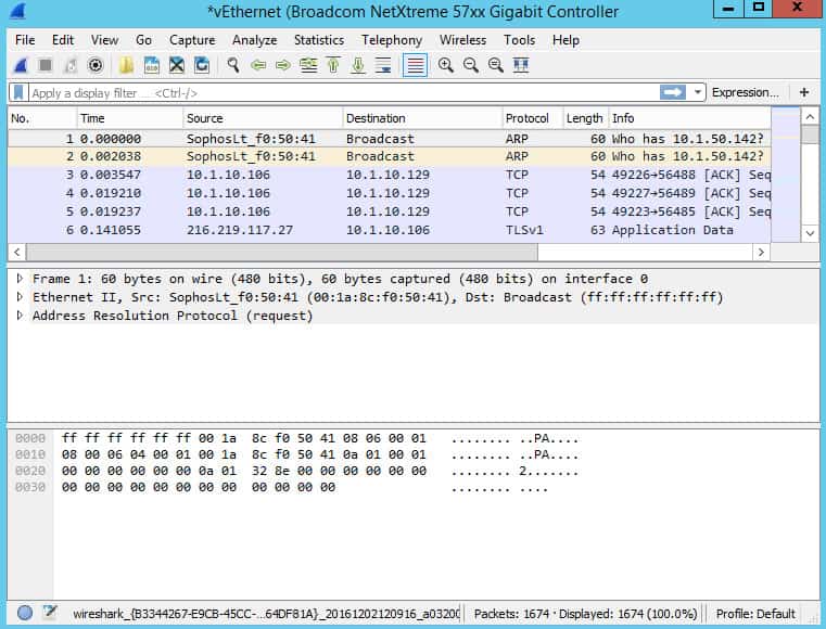 capture packets in promiscuous mode wireshark