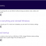 Quickest way to launch the Windows Recovery Environment in Windows