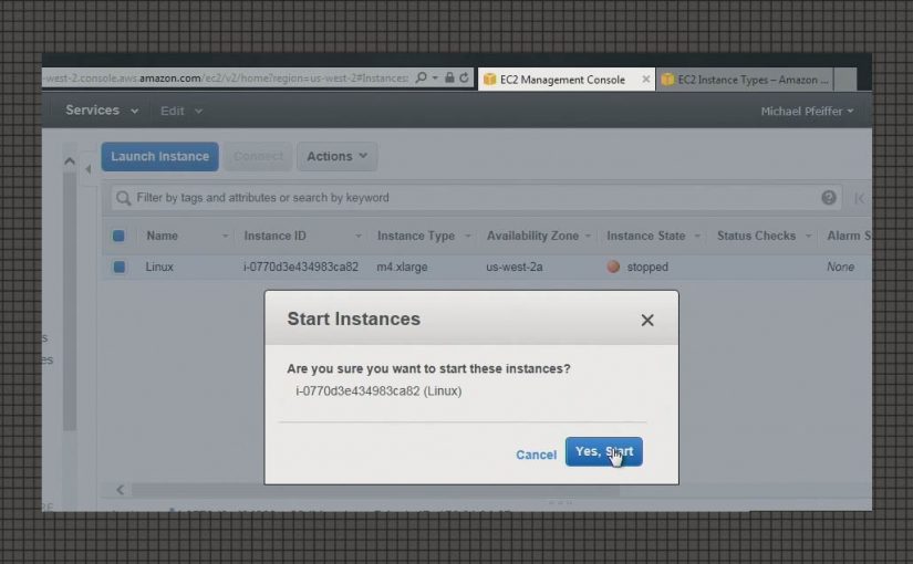 Changing the Instance EC2 Type in Amazon Web Services with Mike Pfeiffer video image