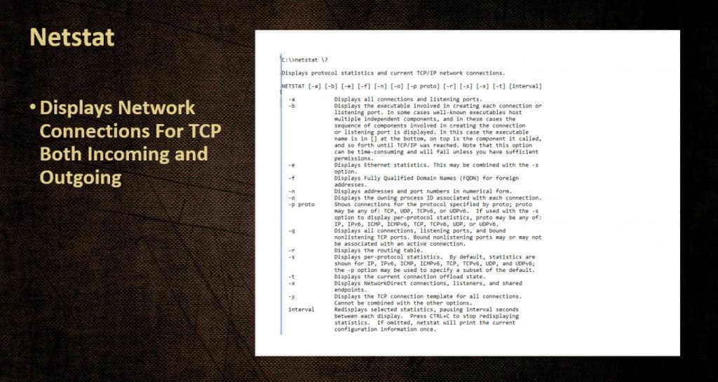 Identifying Inbound and Outbound Ports using Netstat CompTIA Network