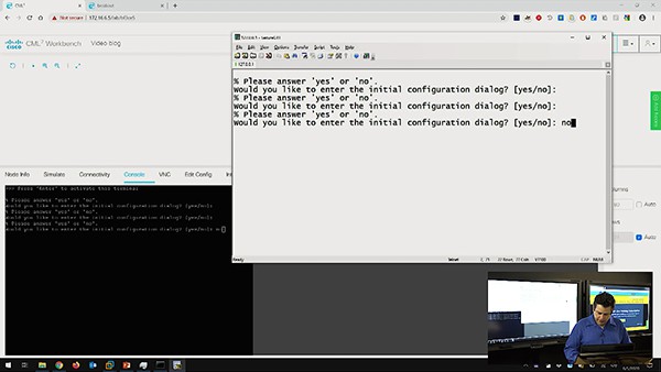 establishing a console session with tera term answers